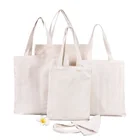 Bag Eco Plain Tote Bag Plain White Cotton Canvas Tote Bag Eco Friendly Cotton Shopping Bag Tote Bag