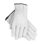 Skin Leather Gloves Goat Skin Leather High Quality Durable Stitched Fashion Driver Safty Work Protection Gloves