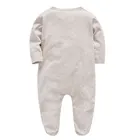 Boy Pieces Baby Boy Long Sleeve 100% Cotton Rompers Clothing Jumpsuit Set 4 Pieces