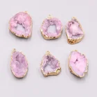 Natural Irregular Quartz DIY Jewelry Gift Rough Healing Chakra Gemstone Crystal Reiki Mineral Pendant