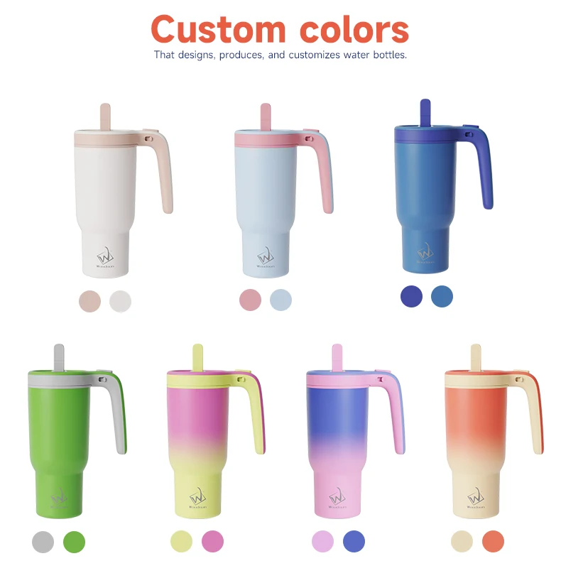2026 New Design AutoFlow Insulated Leakproof 20Oz Tumbler Thermal Mug Cups details
