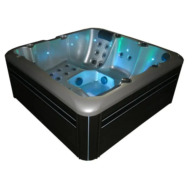 Acrylic Hot Tub Whirlpool Spa Tub with 30 Jets and Balboa BP601G1 + TP500 Control System for 5 People Family Outdoor