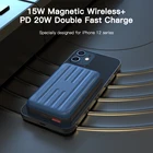Mobile Phone Portable Charger Mini Slim Qc3.0 Pd 20W 15W Fast Charging Type-C 5000Mah Magnetic Wireless Power Bank