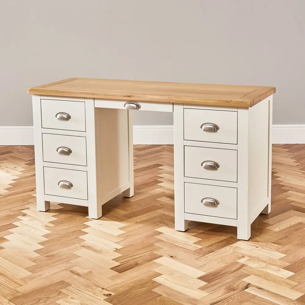 large cream desk