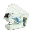 Protective Visible Plastic PVC Dust Cover Sewing Machine Clear Vinyl Cover With 2 Lateral Pockets