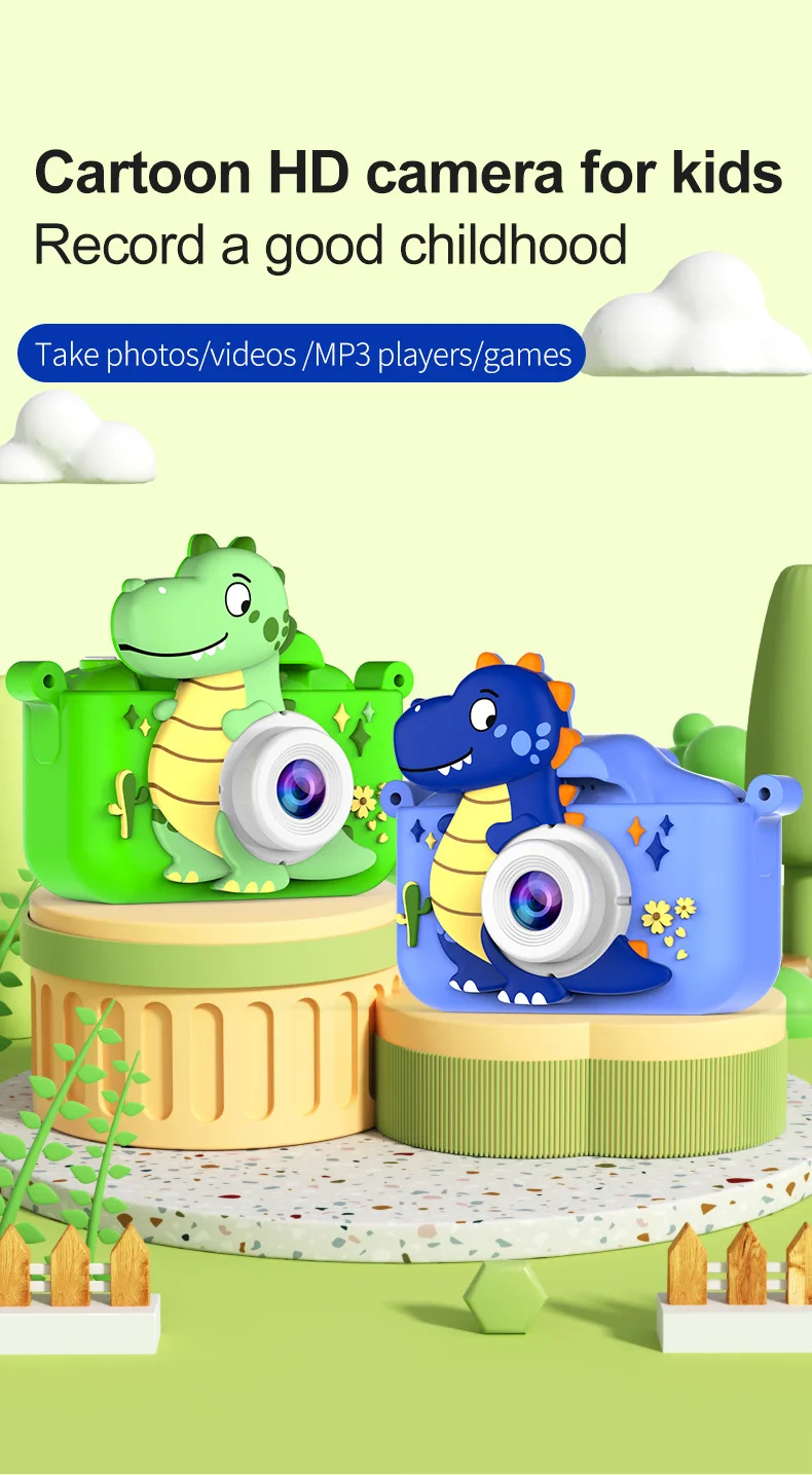 1080P高清摄像机数码儿童相机可爱儿童相机玩具