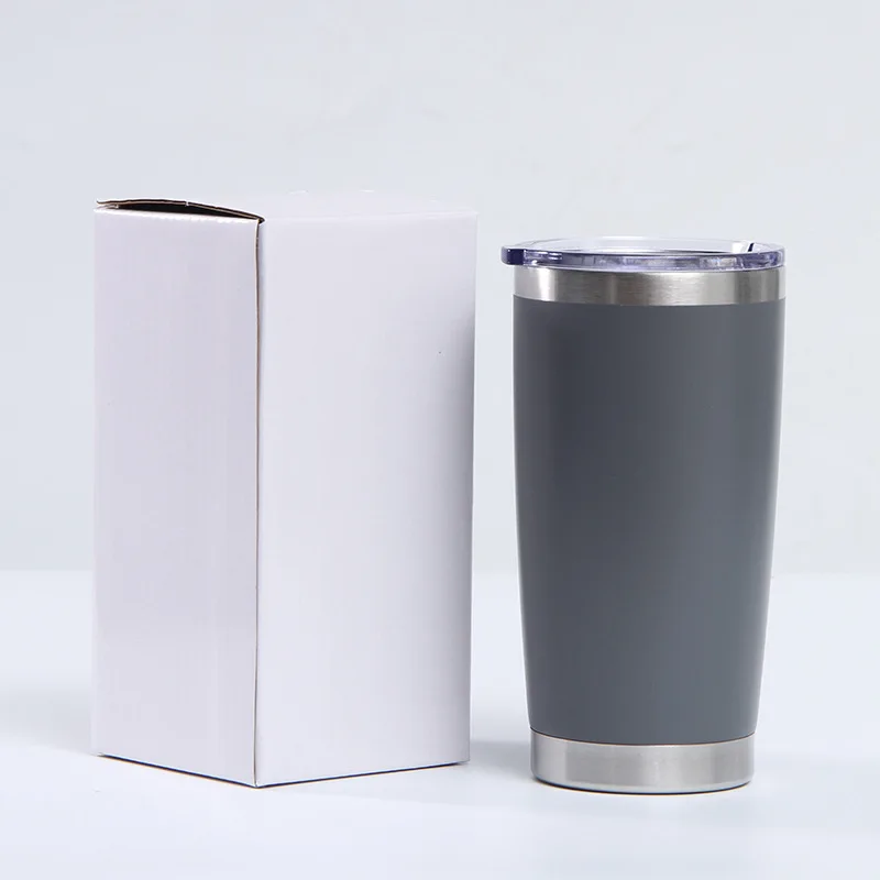 Wholesale 20oz Stainless Steel Tumblers With Lid  304 Stainless Steel Double Wall Vacuum Insulated Travel Coffee Mug