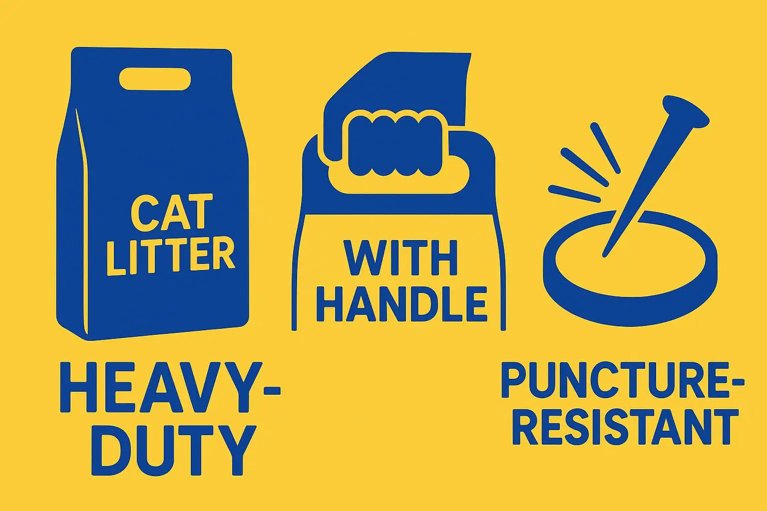 Side Gusset Bag with Handle for Bulk Cat Litter Packaging - detail 5