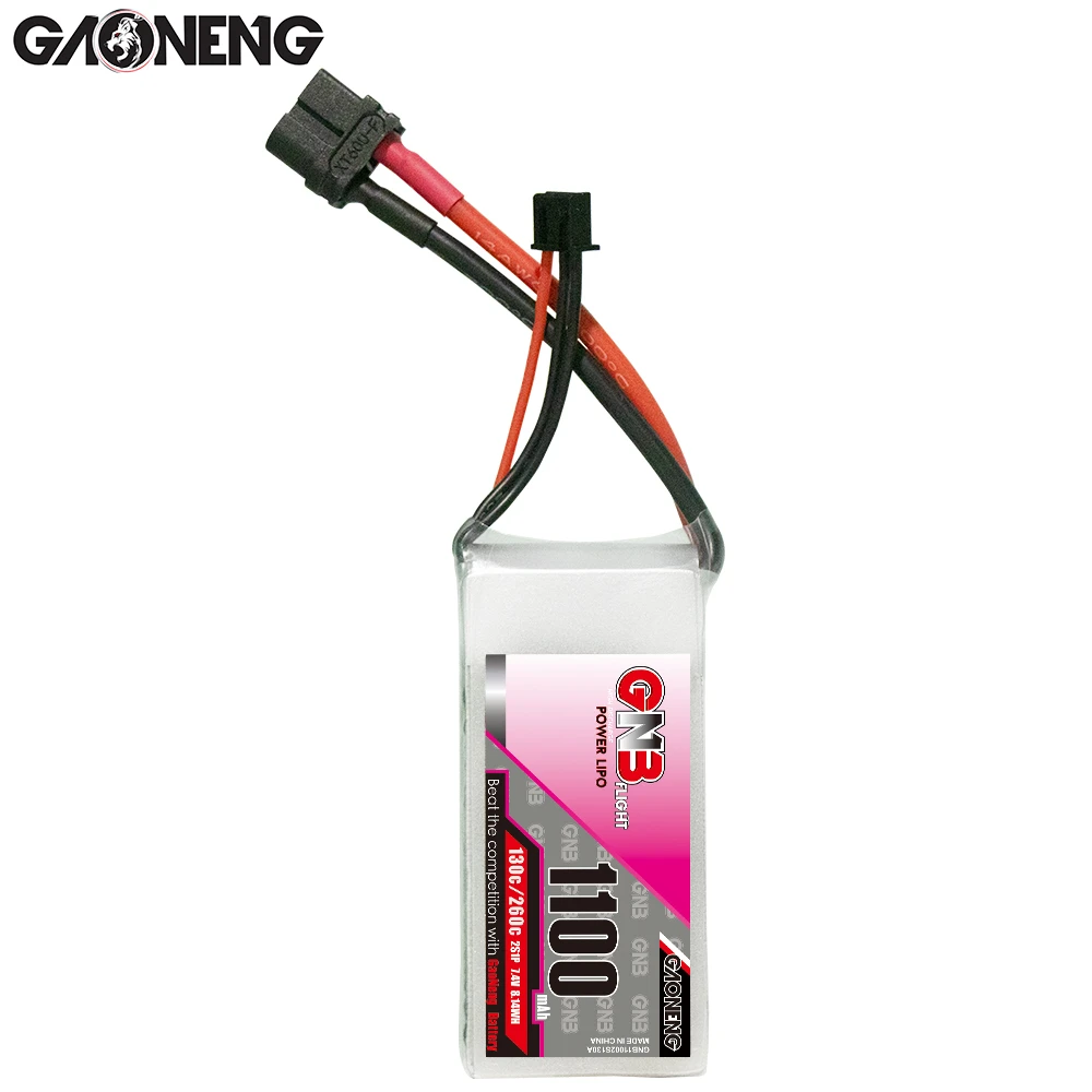 Batterie Lipo 2S 1050mAh 7.4V 40C - Pour Voiture RC 1/18 - Avec Chargeur USB - 2 Piles + Chargeur