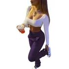 Winter Women Hoodie Zip Winter Sweatsuit Women Joggers 2 Piece Set Tracksuit Custom Sweatsuit