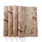 Paper Coated Coated Greaseproof Food Wrapper Wax Paper Packaging Wax Coated Paper Burger Wrapping