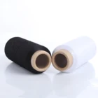 Yarn Him Recycled Polyester Yarn High Quality Recycled Polyester Yarn Raw White Semi-dull DTY 75D/36F With Aa Grade