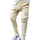 Pants 2021 Reflective Stripe Cargo Men Joggers Pants