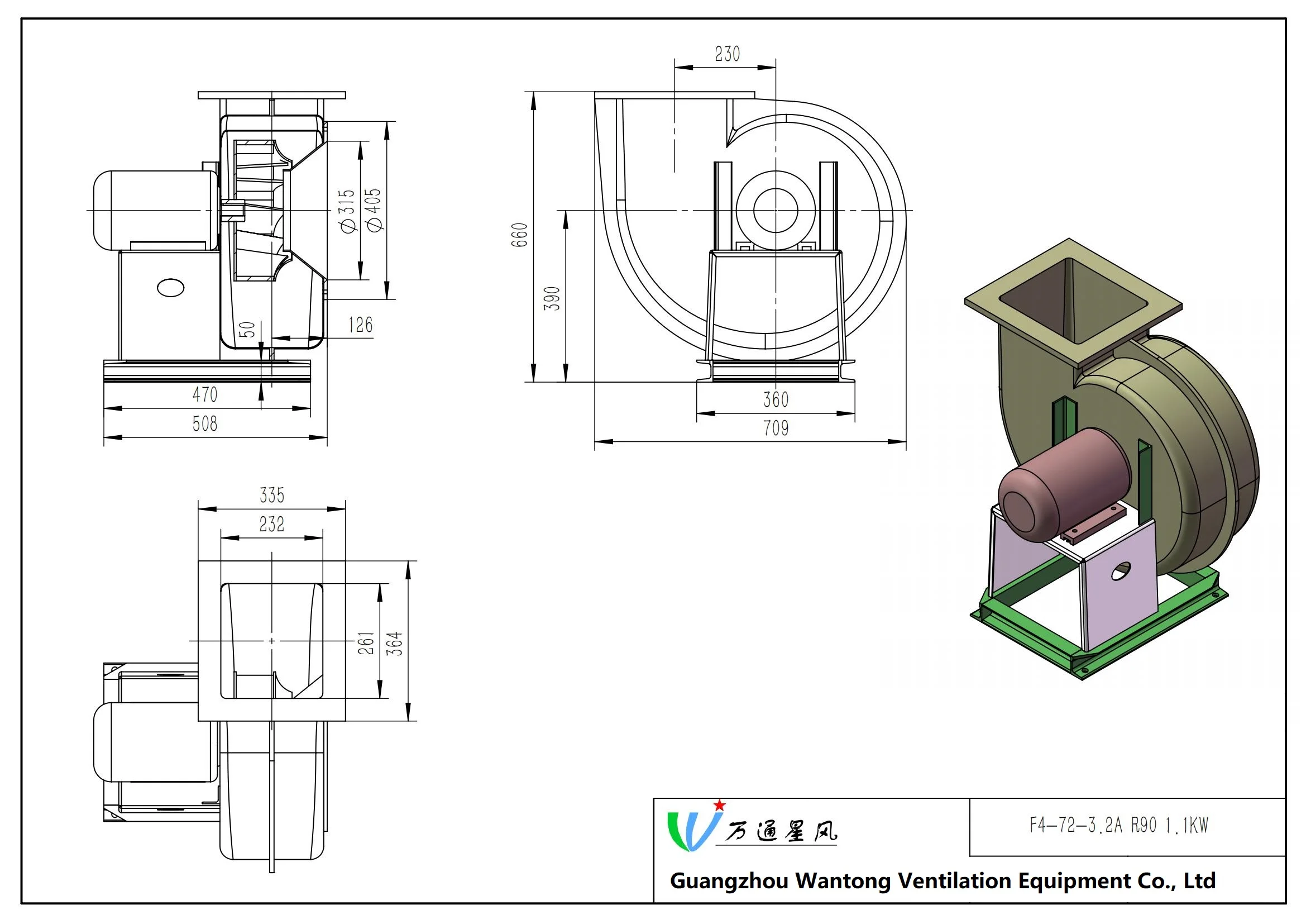 Centrifugal Fan, FRP, 380 V, Plastic - detail 14