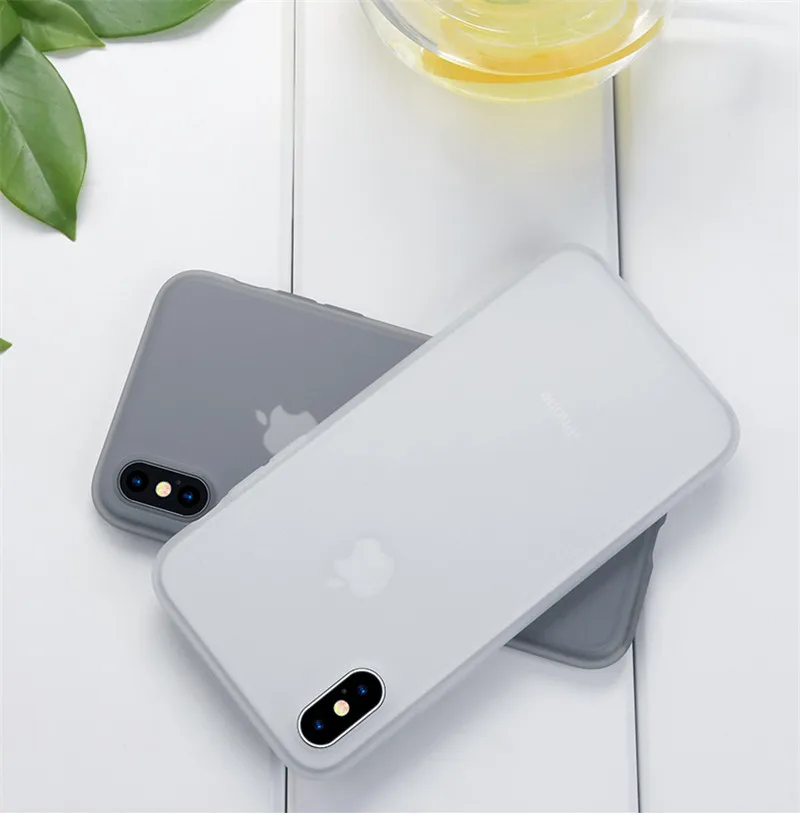 0.3mm Ultra Thin Clear Matte Mobile Phone Case For iPhone 12 11 Pro Max XR XS 12 Mini 7 8 Plus SE 2020 PP Plastic Frosted TPU pc