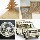 Wood China Factory 2mm Wooden Plywood Cut Laser Cutting Sizes Shape Wood Cutout Plywood Figure Craft Decoration