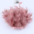 43 Colors Stock Jewelry Crafts Plumes Feathers 10-15cm Fluffy Fabric lace Trim Turkey Chandelle Marabou Feather for Costumes
