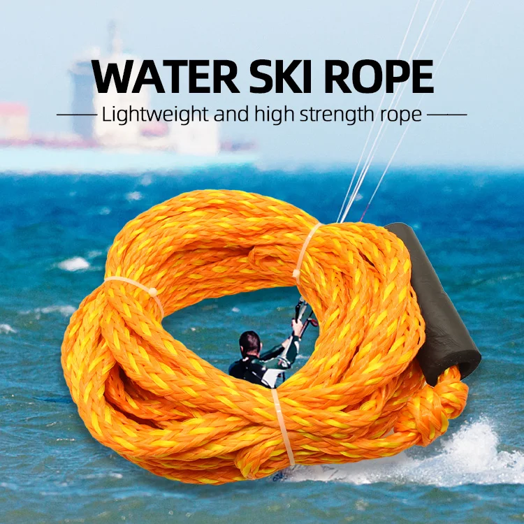 Corda d'esquí aquàtic flotant per a detalls de corda de remolc de wakeboard