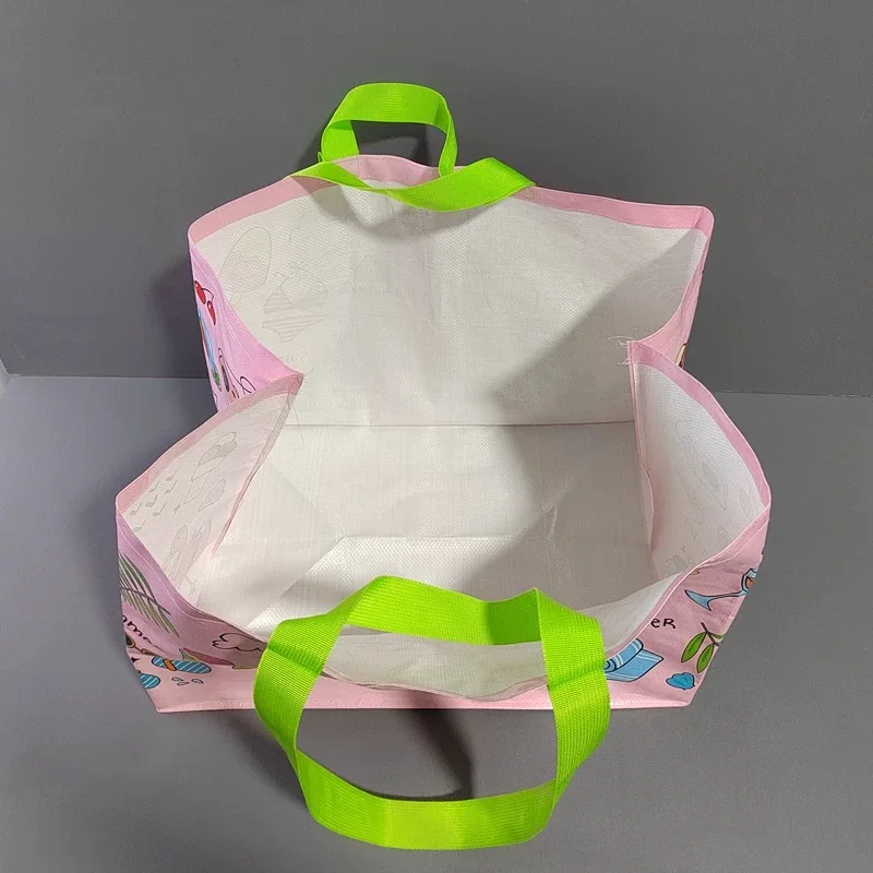 product customized pp woven fabric shopping tote bags woven bag durable eco friendly pp woven bag-16