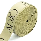Elastic Elastic Nylon Breathable Soft Nylon Underwear Elastic Custom Logo Nylon Shiny Jacquard Elastic Webbing Band