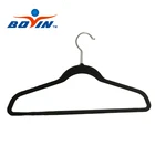 Coat Velvet Black Hangers Standing Black Velvet Coat Hangers Wholesale
