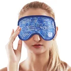 Gel Soft Gel Mask For Eyes Cooling Gel Bead Ice Pack Eye Mask With Soft Fabric Backing For Dry Eye