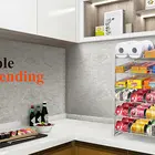 Rack Kitchen Rack Customized Kitchen Display Rack With Can 3-layer Hybrid Stainless Steel Storage Shelf