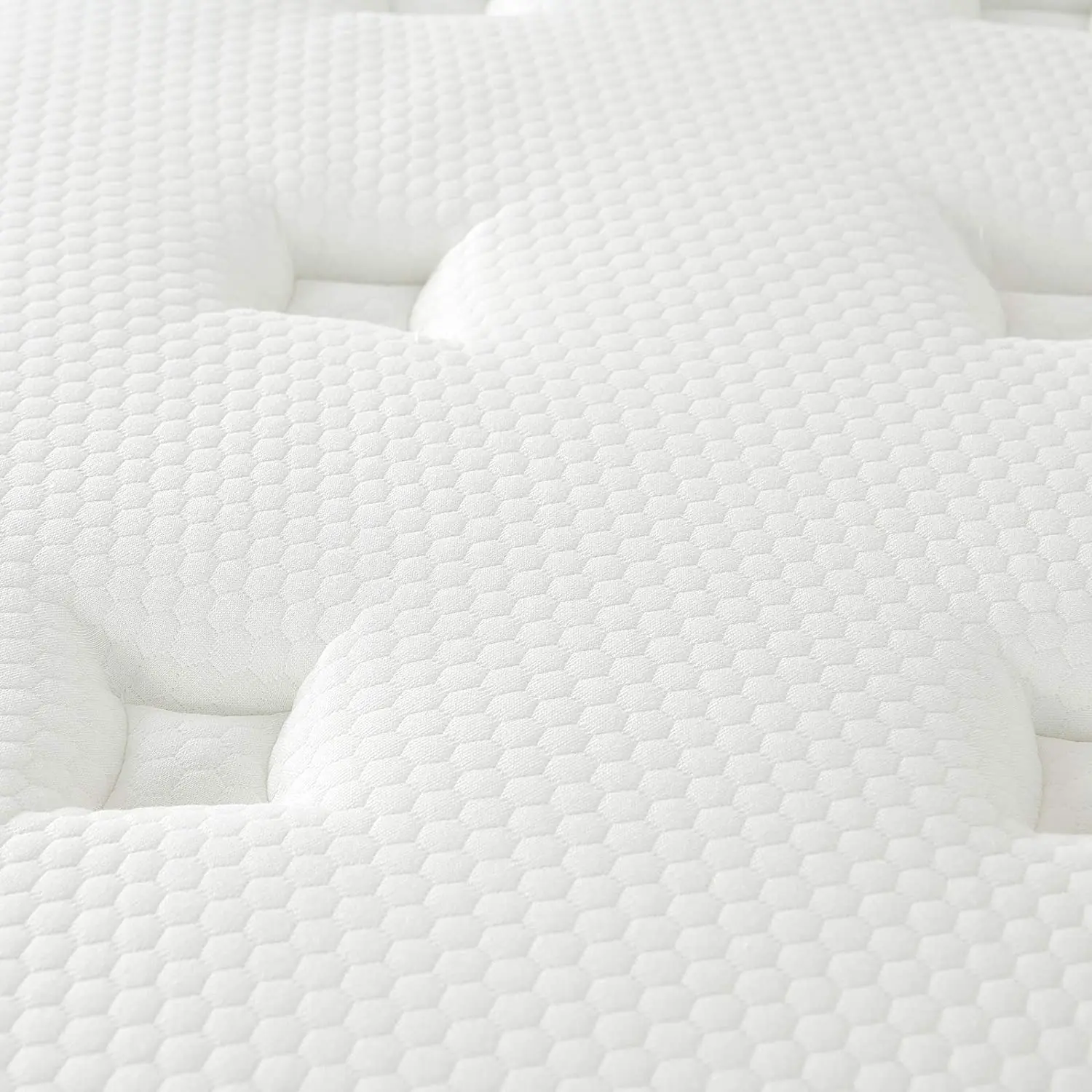 HS 12 Inch Tight Top Rolling Inner Spring Mattress With Natural Latex & CertiPUR-US Certified High Density Foam