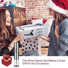 Gift Wine Bottle Opener New Arrival Amazon Top Seller Gift Set Wine Bottle Opener Electronic Wine Opener
