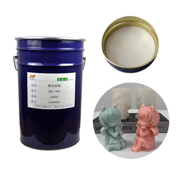 Liquid silicone rubber for mold making wholesale hongxi chinese factory moulds rtv2 raw material gypsum concrete