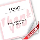 Sticker Wholesale Pink Thank You Sticker For Mother's Day And Thank You For Purchase