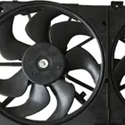 Fan Double Black Narrow Blades12v 24v Excellent Car Cooling Air Effect Electric Fan