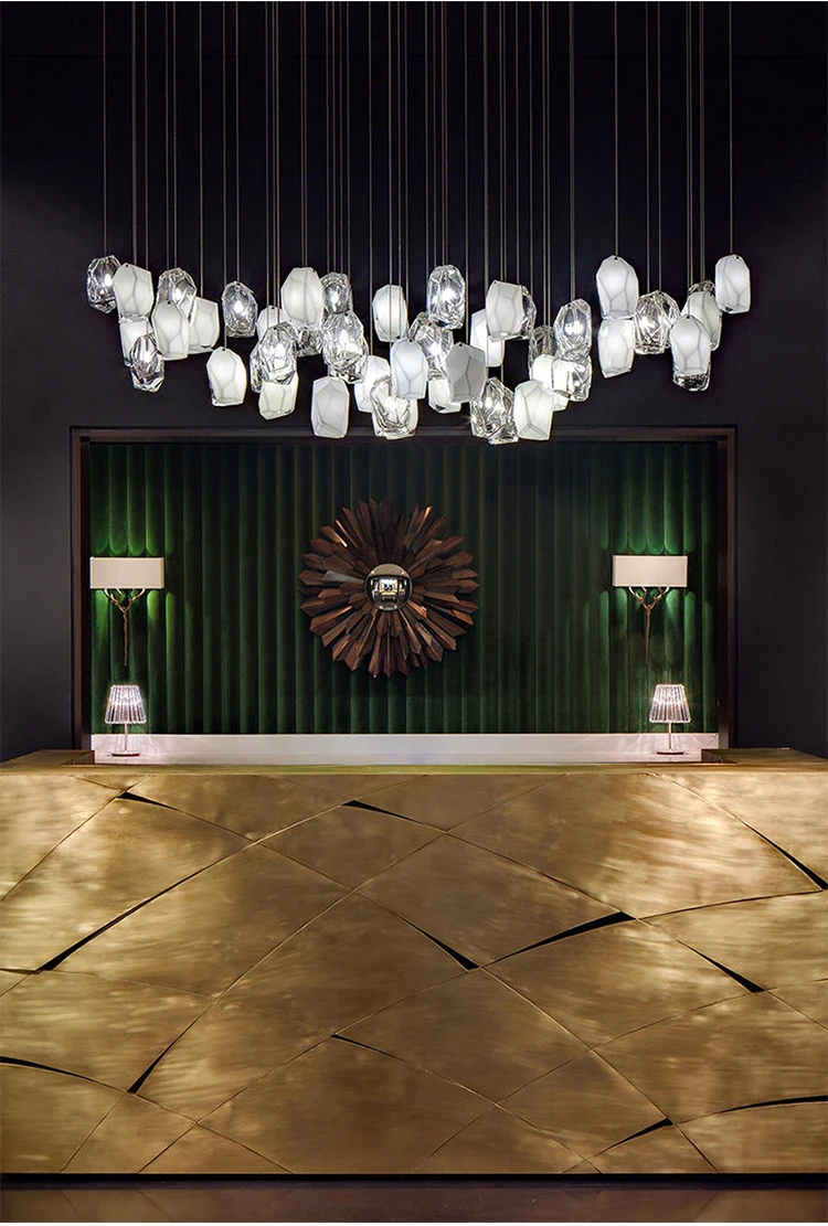 CPL-25 Professional Quality Custom Indoor Decoration Lighting Colorful Glass Led Chandelier factory