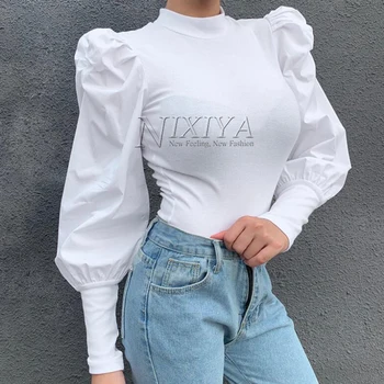 High quality manufacture fall clothing custom cheap ladies fashion white Blouse tops blouse women