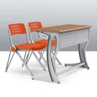 Double School Desk Desk School University College Furniture Classroom Double School Desk