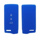 Key 3 Buttons For Custom Logo Silicone Car Key Case 3 Buttons Key Shell Cover For Chery Tiggo 3x 5x 7