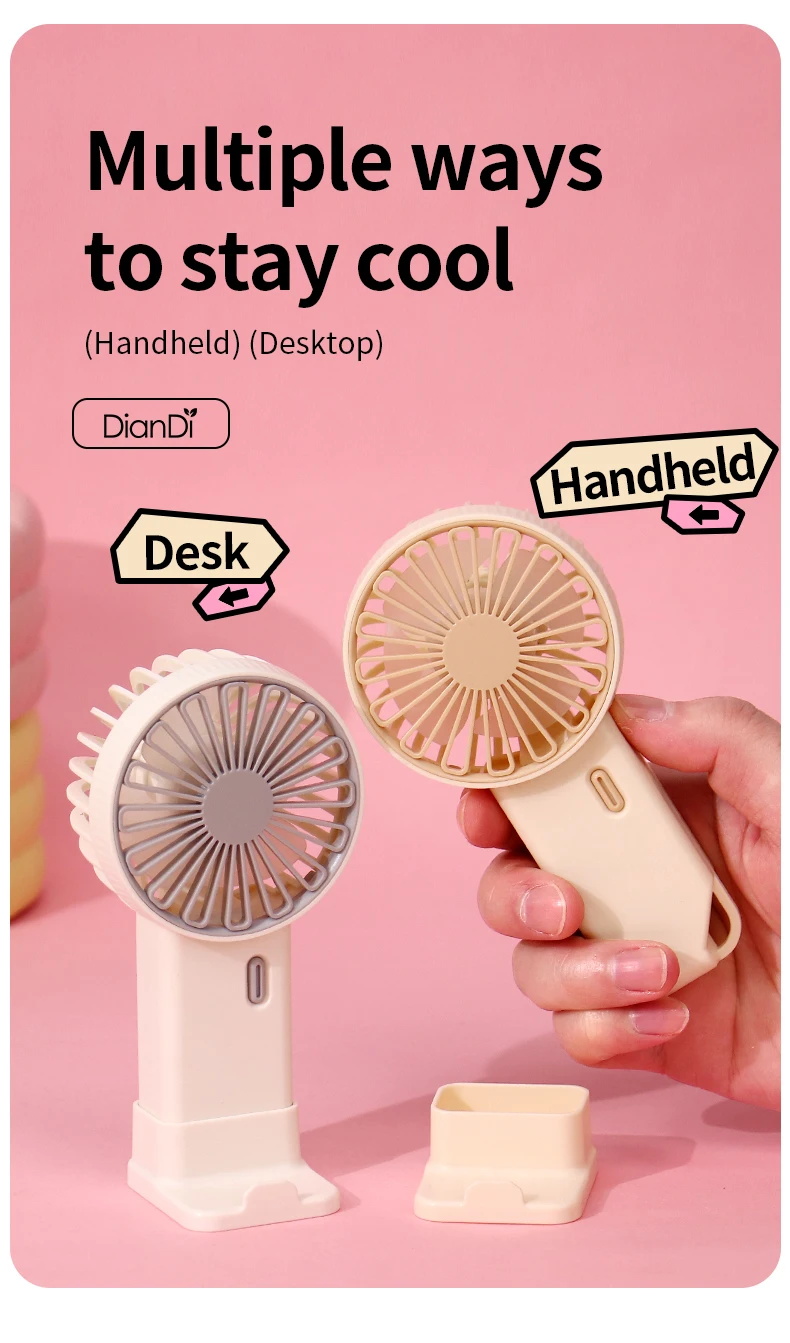 Charging Plastic Three-speed Fan, DD8112, USB, Portable - detail 18