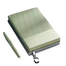 Skyward Wholesale Soft leather twill Popular Gift box with  business office or School Simple Style notebook notepad Notebook