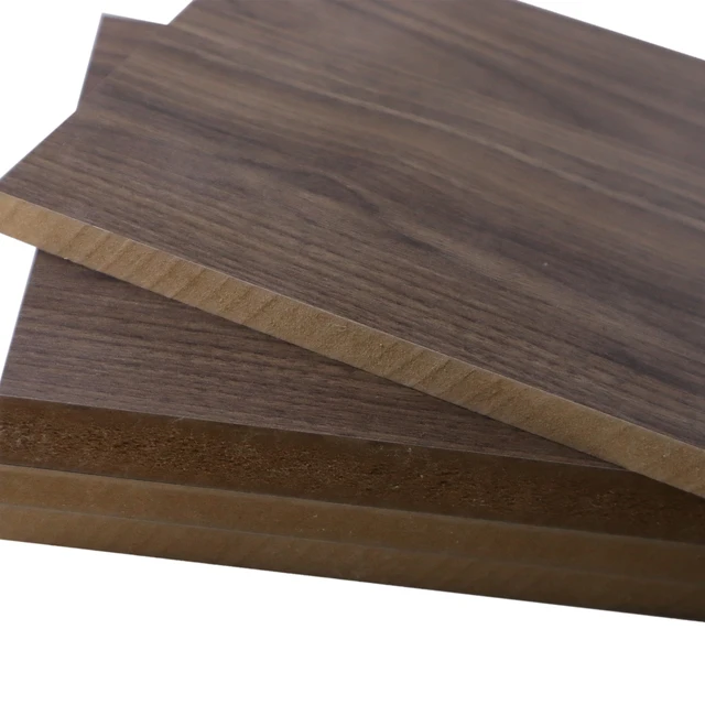 High Quality White Melamine MDF HDF Board 3mm to 25mm Timber wood  Lumber Wood New Fibreboards for Furniture
