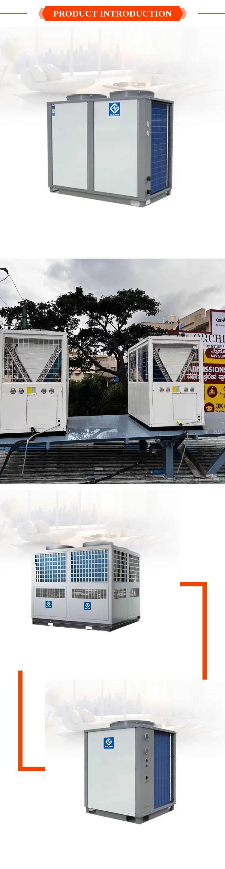 Swimming Pool Heat Pump, 60kw, 80kw, 100kw, 50kw - detail 6