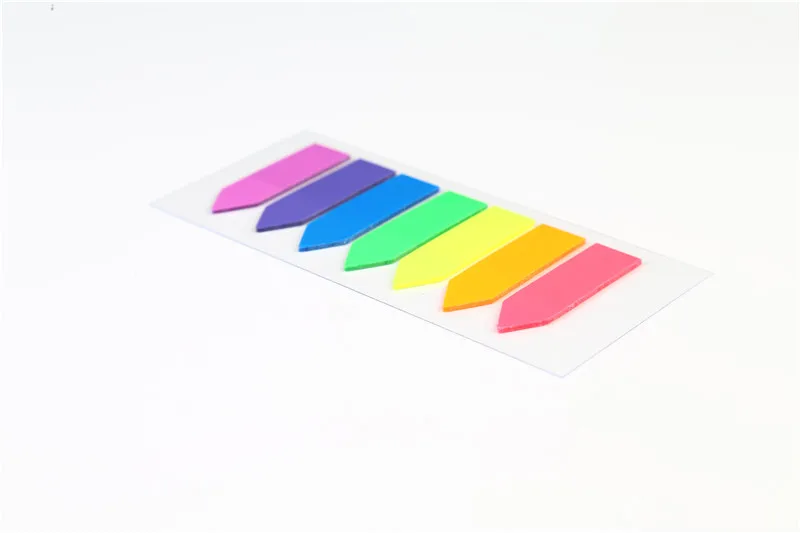 Post Note it Sticky Note Tabs Customized Colored Index Tabs Flags 100 Sheet Fluorescent Pet Sticky Notes