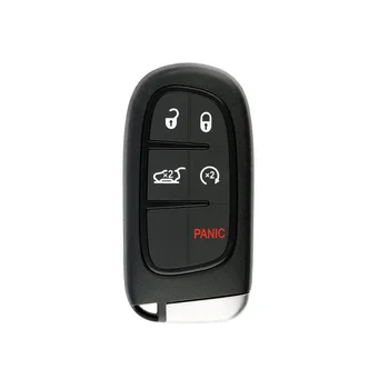 Qn-RS537X Chrysler Jeep Dodge Smart Remote Key 4+1 Button 433MHz Gq4-54t Transponder Key