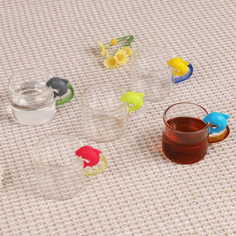 Wellfine Food grade Animal Shape Silicone Wine Glass Cup Markers Silicone Colorful Drink Marker Stickers