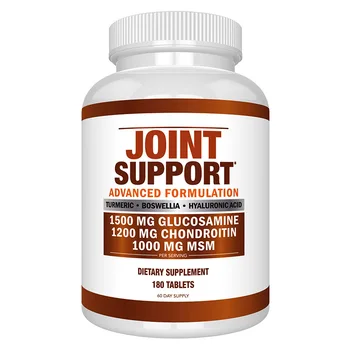 Private Label OEM Glucosamine Chondroitin Tablets Promotes Joint Health Turmeric MSM Tablets For Pain Relief & Joint Support