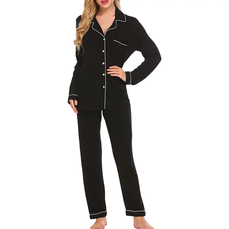 Short Sleeves Pajama Set Comfortable Pajamas Loungewear for Women