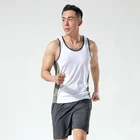 Contrast Color High Quality High-elasti Quick Dry Soft Workout Fitness Vest Mens Sports Gym