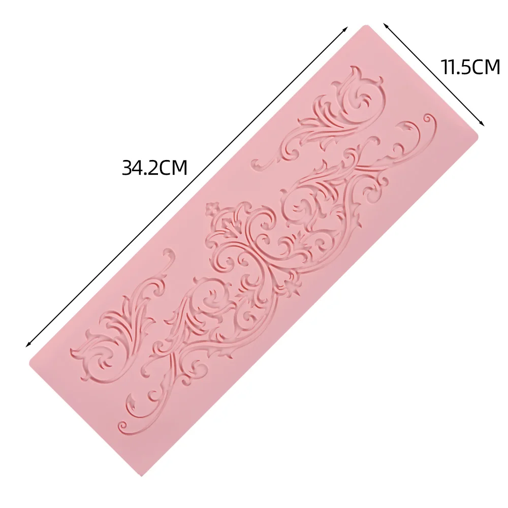 New Hot Sale DIY Chocolate Cake Decorating Tool Embossing Mat Silicone Mold Sugar Baking Tools