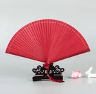 Folding Fan Gift Wholesale Custom Portable Bamboo Small Folding Fan Gift Fan Craft Fan
