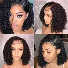 American Chemical Fiber Front Lace Wig European And American Ladies Short Curly Hair
