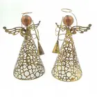 Wing 16Cm Christmas Angel Wing Ornaments Decorations Tree Top Handmade Xmas Festival Xmas Holiday